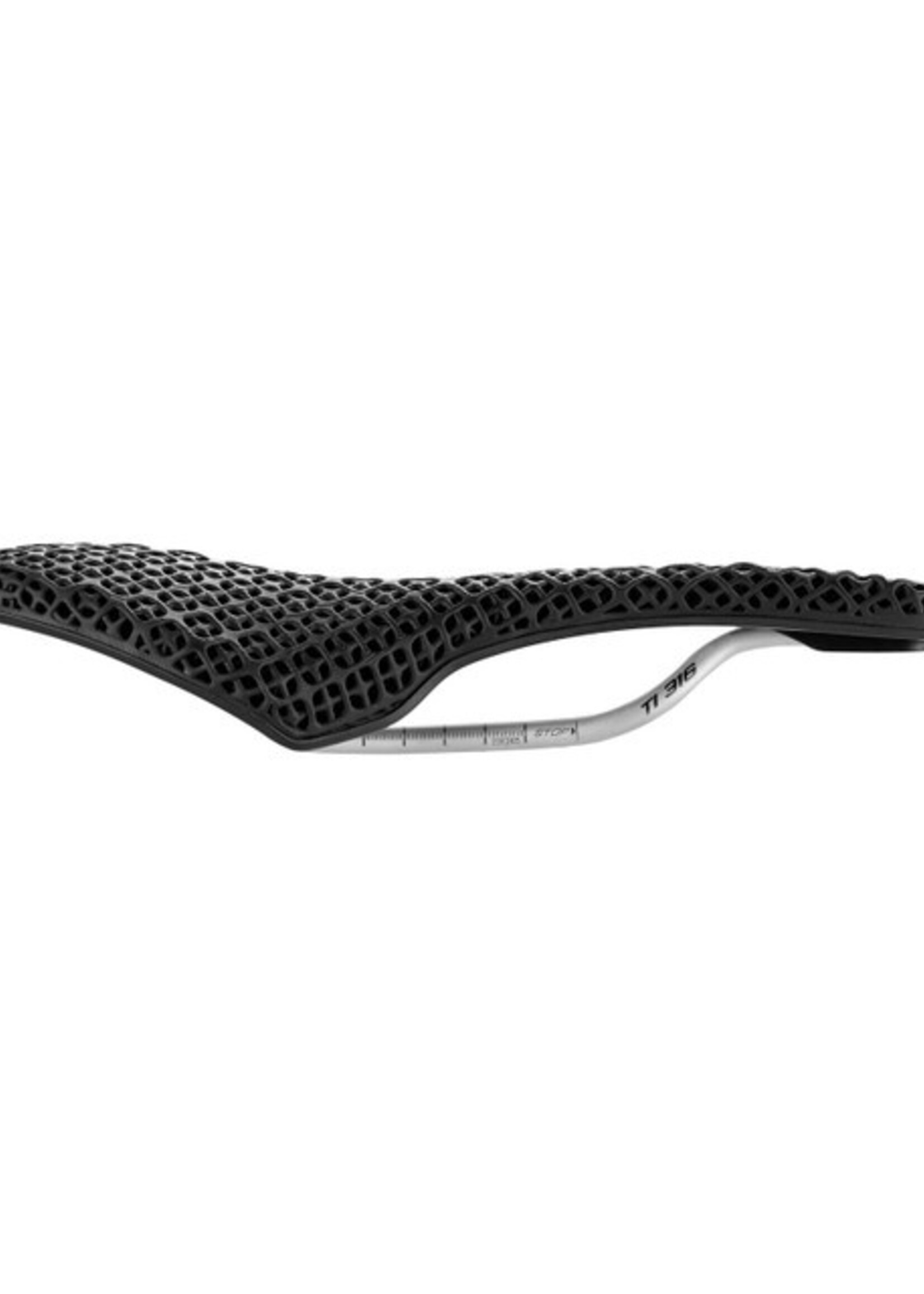 SELLE ITALIA Selle Italia, SLR 3D Boost Superflow Ti 316, Saddle, 248 x 145mm, Unisex, Black