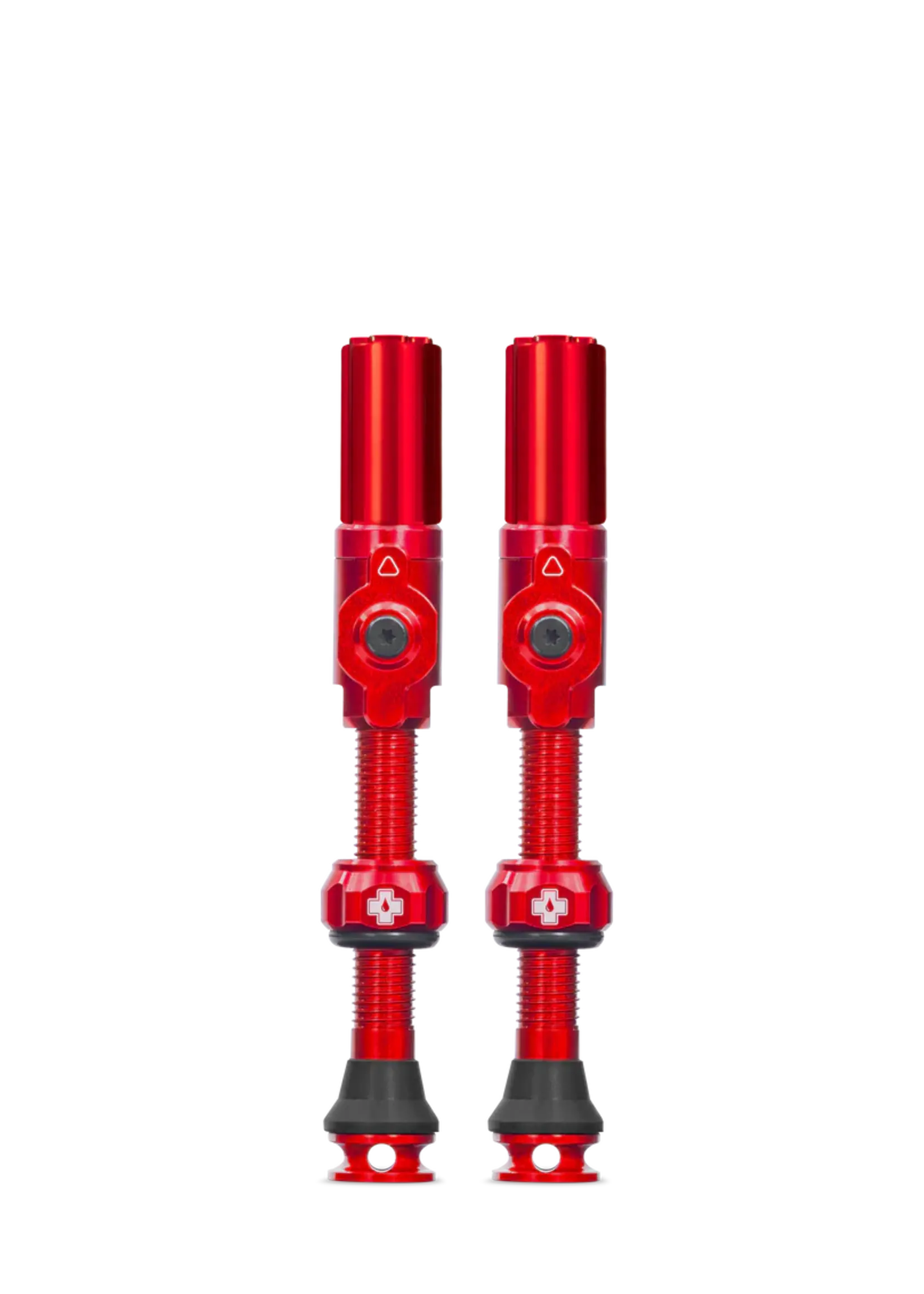 Muc-Off Muc-Off, Big Bore Hybrid, Tubeless Valve, Hybrid, 45mm, Red, Pair