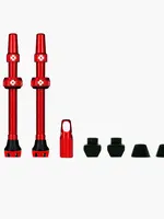 Muc-Off Muc-Off, V2, Tubeless Valve, Presta, 44mm, Red, Pair