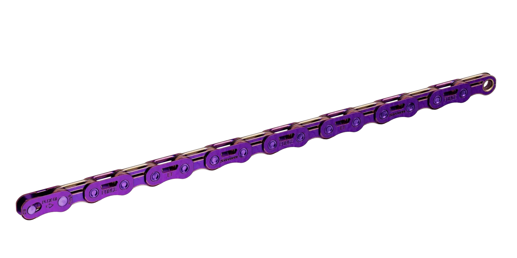 SRAM, Force AXS E1 Flattop Chain Purple 12s 114 Links - The Cyclery