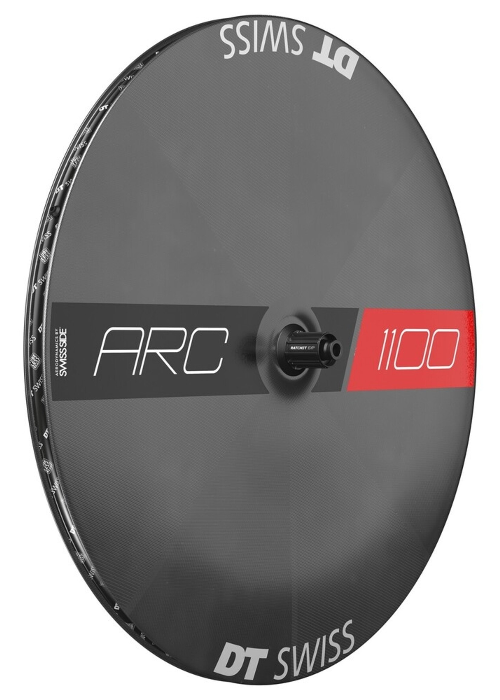 DT SWISS DT Swiss ARC 1100 DiCut Aero Disc Rear Wheel - 700, 12 x 142mm,  Centerlock, HG 11 /XDR, Black