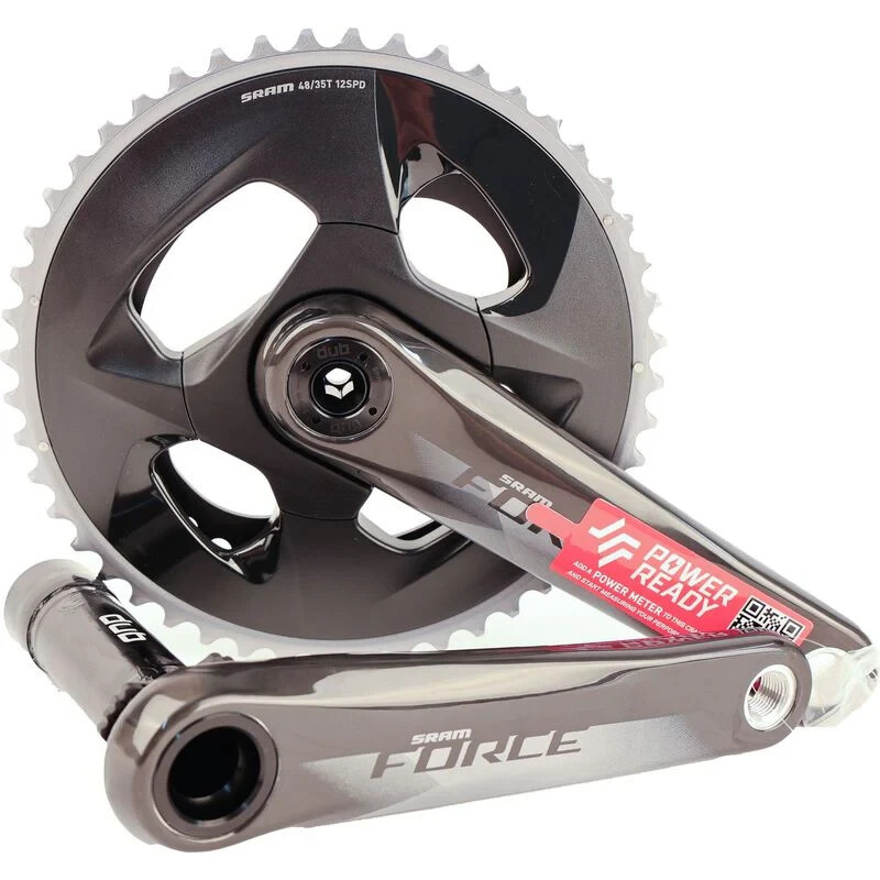 SRAM Force AXSクランクセット 48-35T SRAM Force AXS 48/35t 172.5mm Crankset, DUB Spindle, D1 - The Cyclery