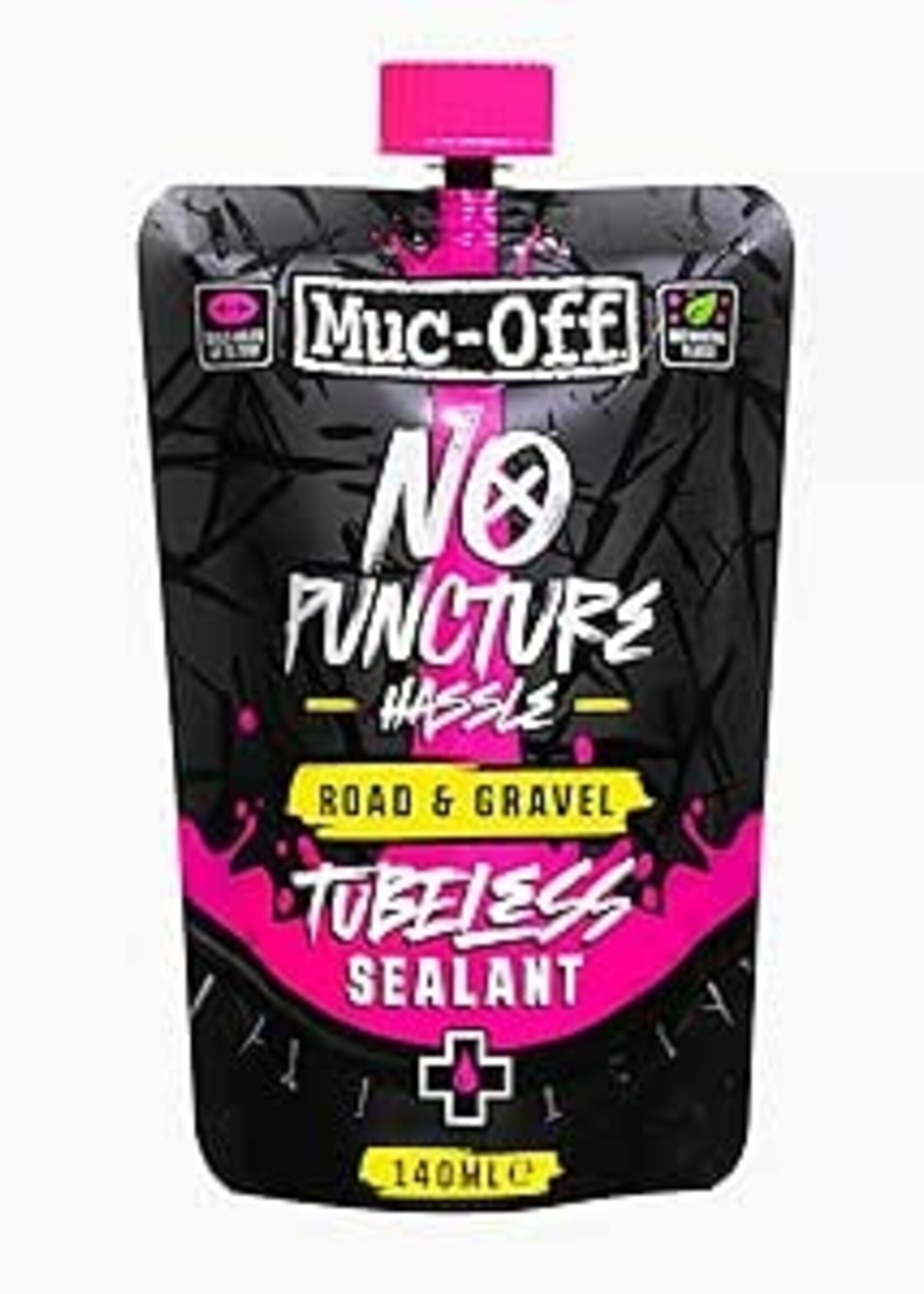 Muc-Off Muc-Off, Road & Gravel Tubeless Sealant, Tubeless Sealant, 140ml