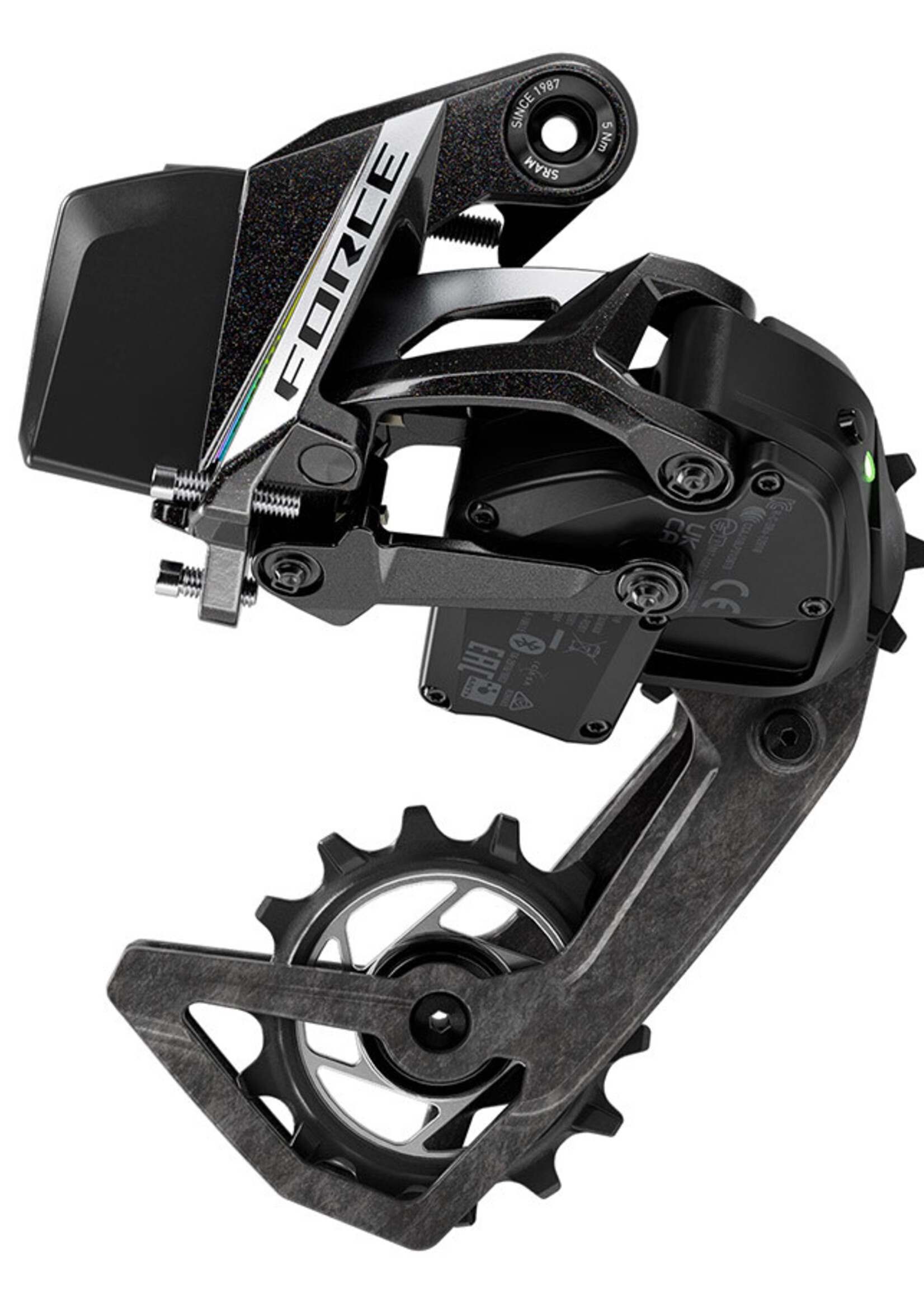 SRAM, Force AXS E1, Rear Derailleur, Speed: 12, Black