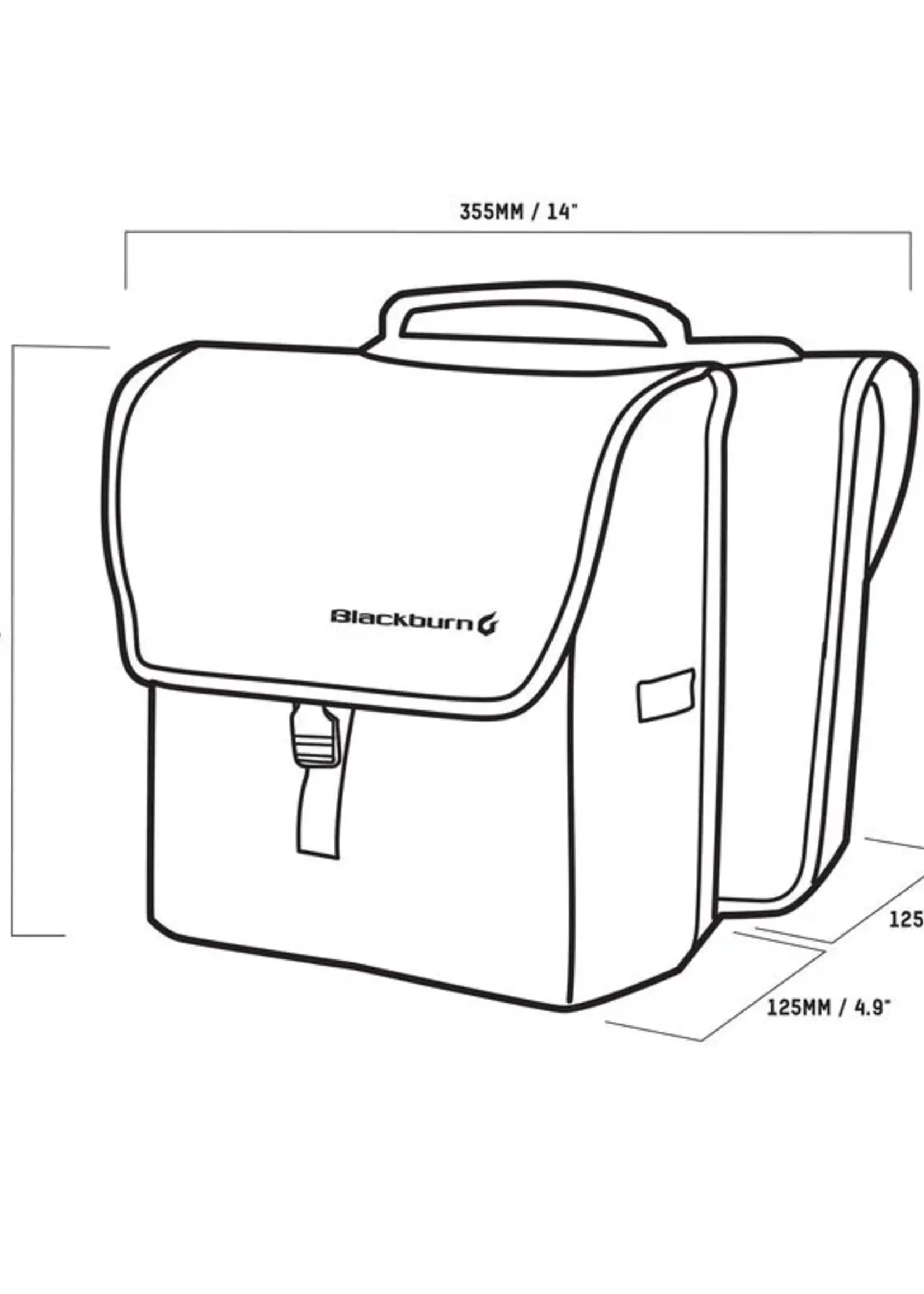 Blackburn Blackburn Local Saddle Bag Pannier 2-Pack Black
