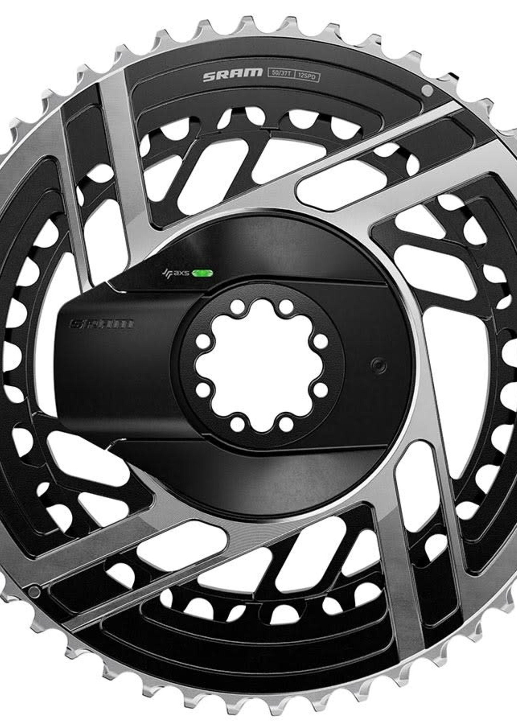 SRAM SRAM, Red AXS E1 Power Kit 2x, Power Meter Chainring, Speed: 12, BCD: Direct Mount SRAM 8 Bolt,