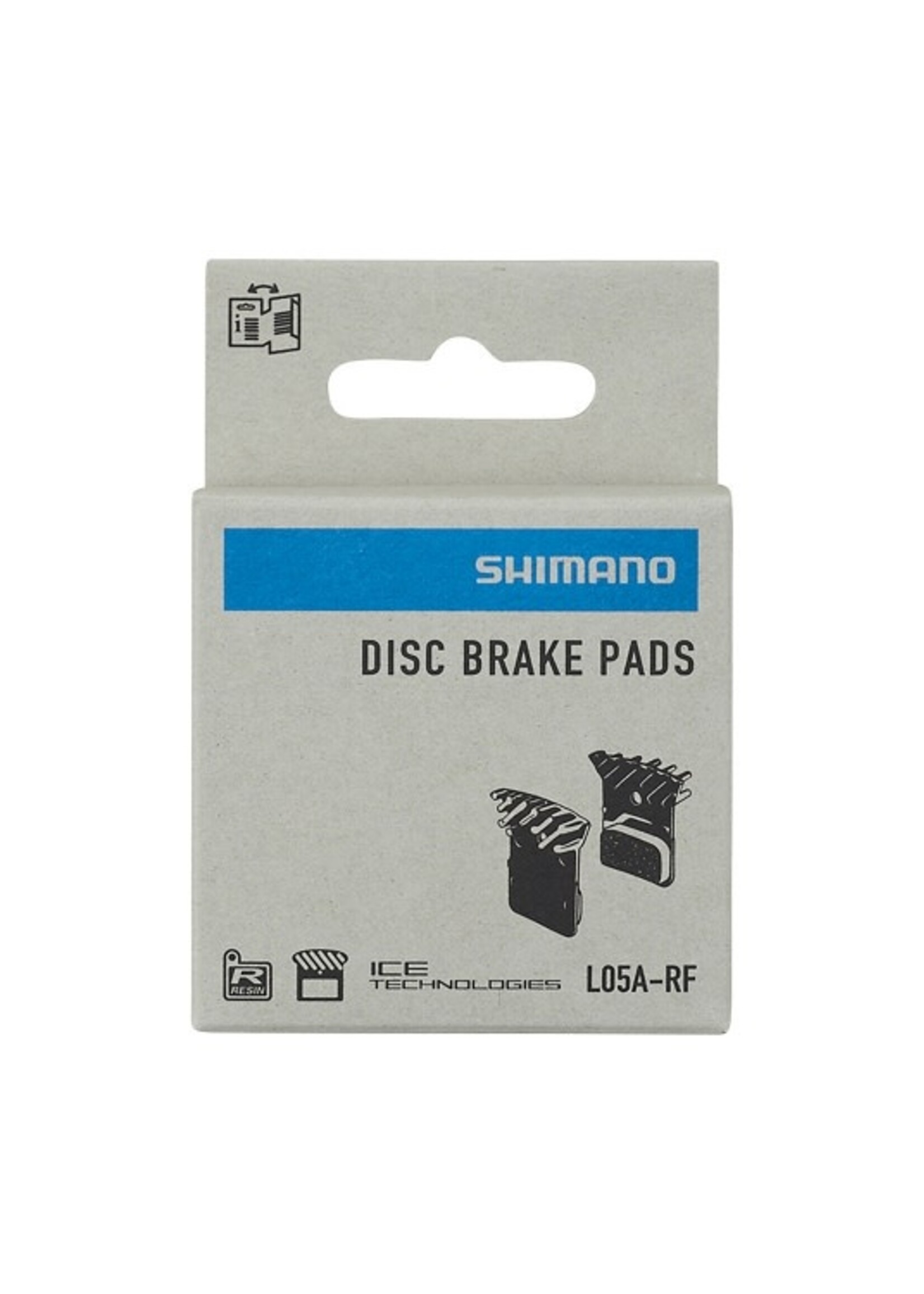 Shimano Shimano, L05A-RF, Disc Brake Pads, Shape: Shimano K-Type/L-Type, Resin, Pair, EBPL05ARFA
