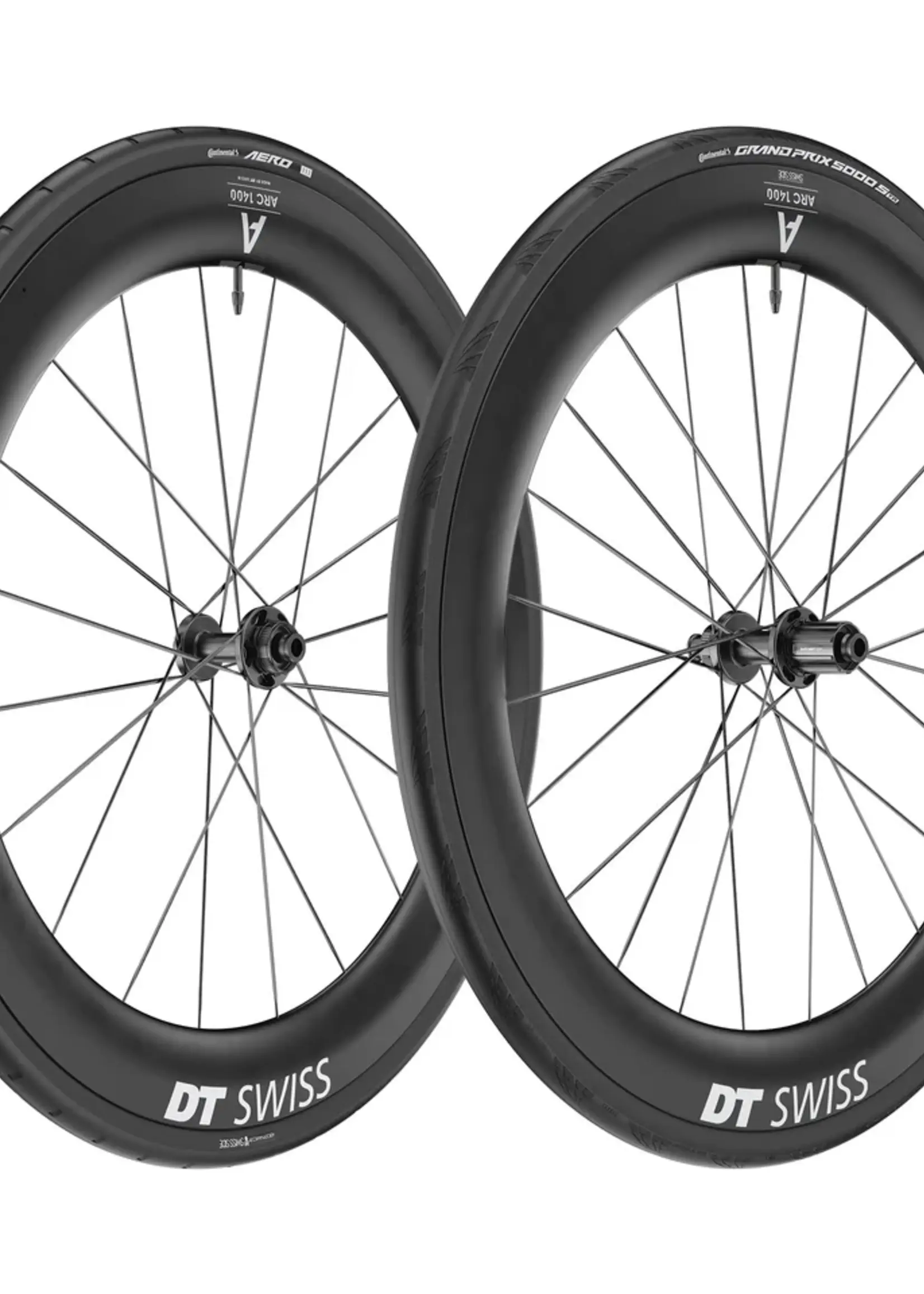 DT SWISS DT Swiss ARC 1400 DI 700C CL 55 mm Depth 12/100, 12/142 Wheelset