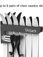 Skijack Ski and Snowboard Wallmount Storage Hanger grey