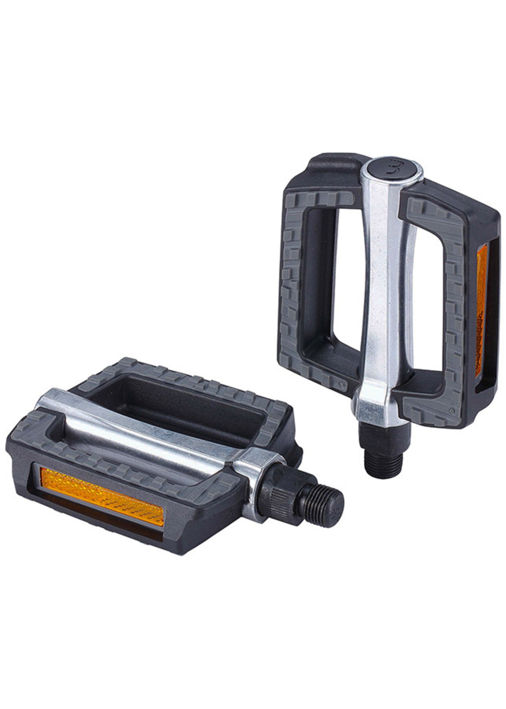 BBB Cycling BBB Cycling, BPD-45B SteadyRest 2.0, Pedals, Body: Alloy, Spindle: Cr-Mo, 9/16'', Black, Pair