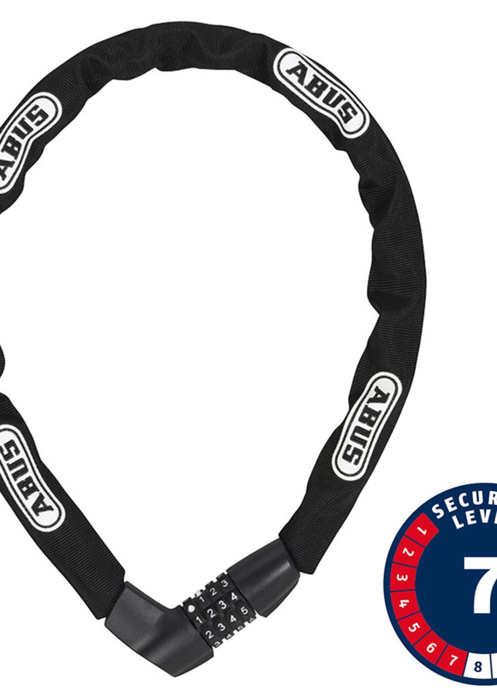 Abus Abus, Tresor 1385, Chain Lock, Combo, 7mm, 110cm, 3.6', Black