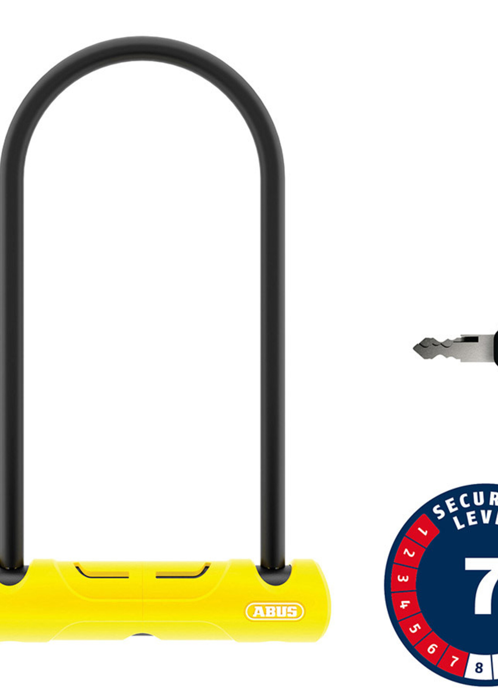 Abus Abus, 402, U-Lock, Key, 10mm, 170x230mm, 6.7''x9'', SH34, Yellow
