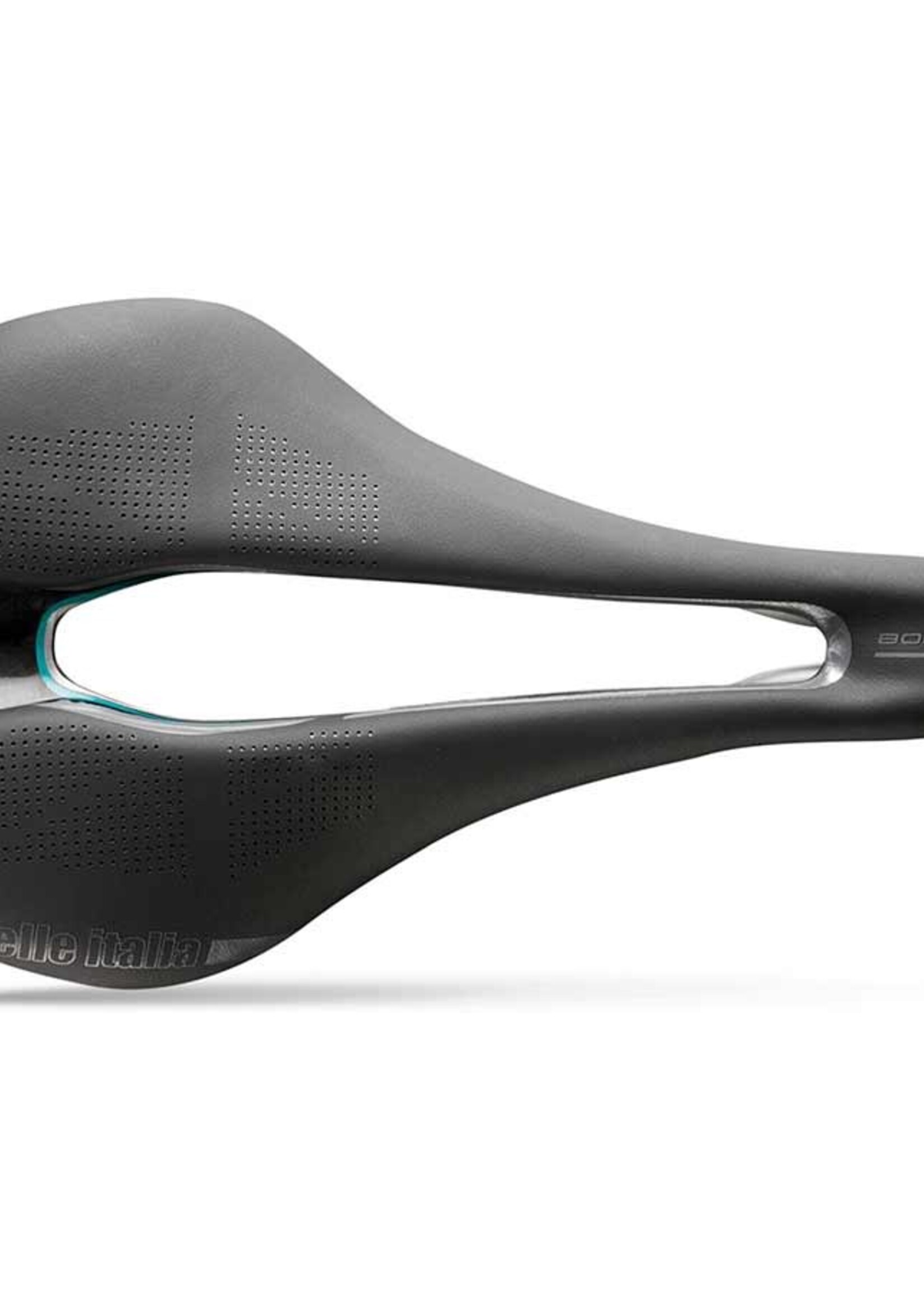 SELLE ITALIA Selle Italia, SLR Boost Gravel Superflow L, Saddle, 248 x 145mm, 209g, Black/Hi-Viz