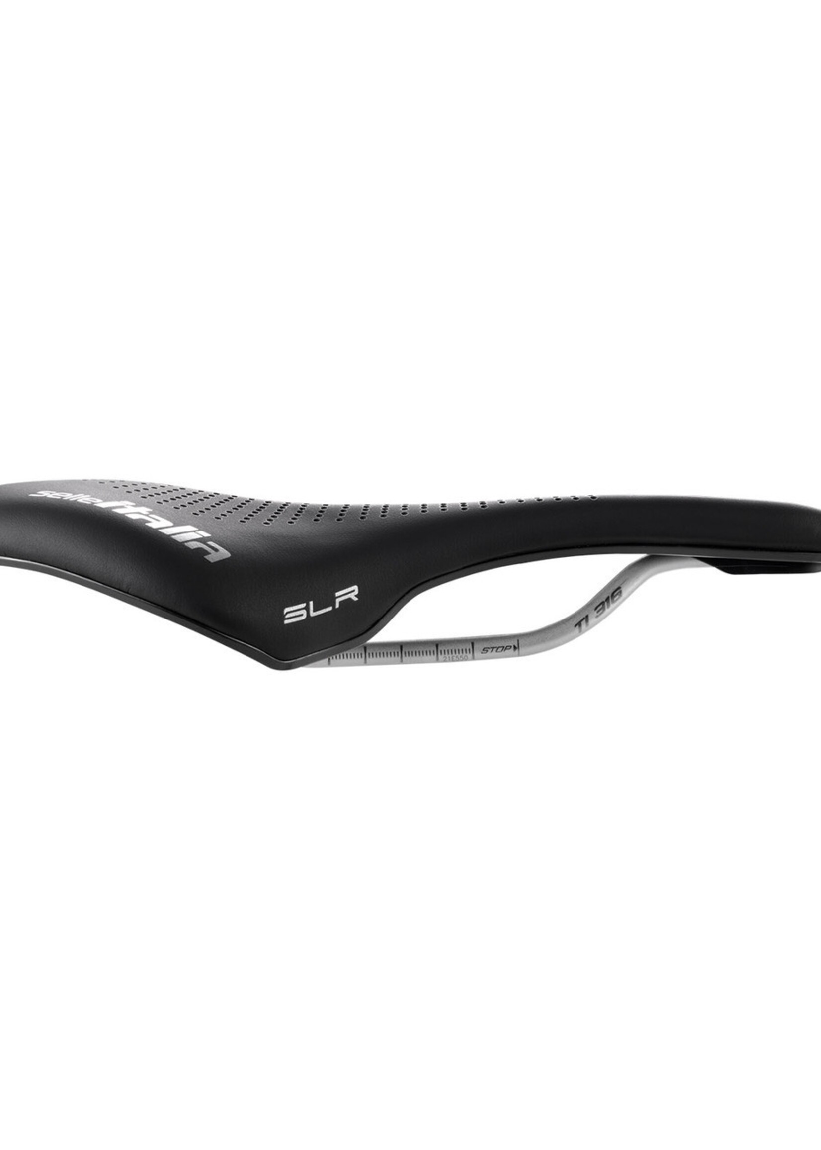 SELLE ITALIA Selle Italia, Max SLR Boost Gel Ti 316 Superflow, Saddle, 248 x 155mm, Unisex, 218g, Black