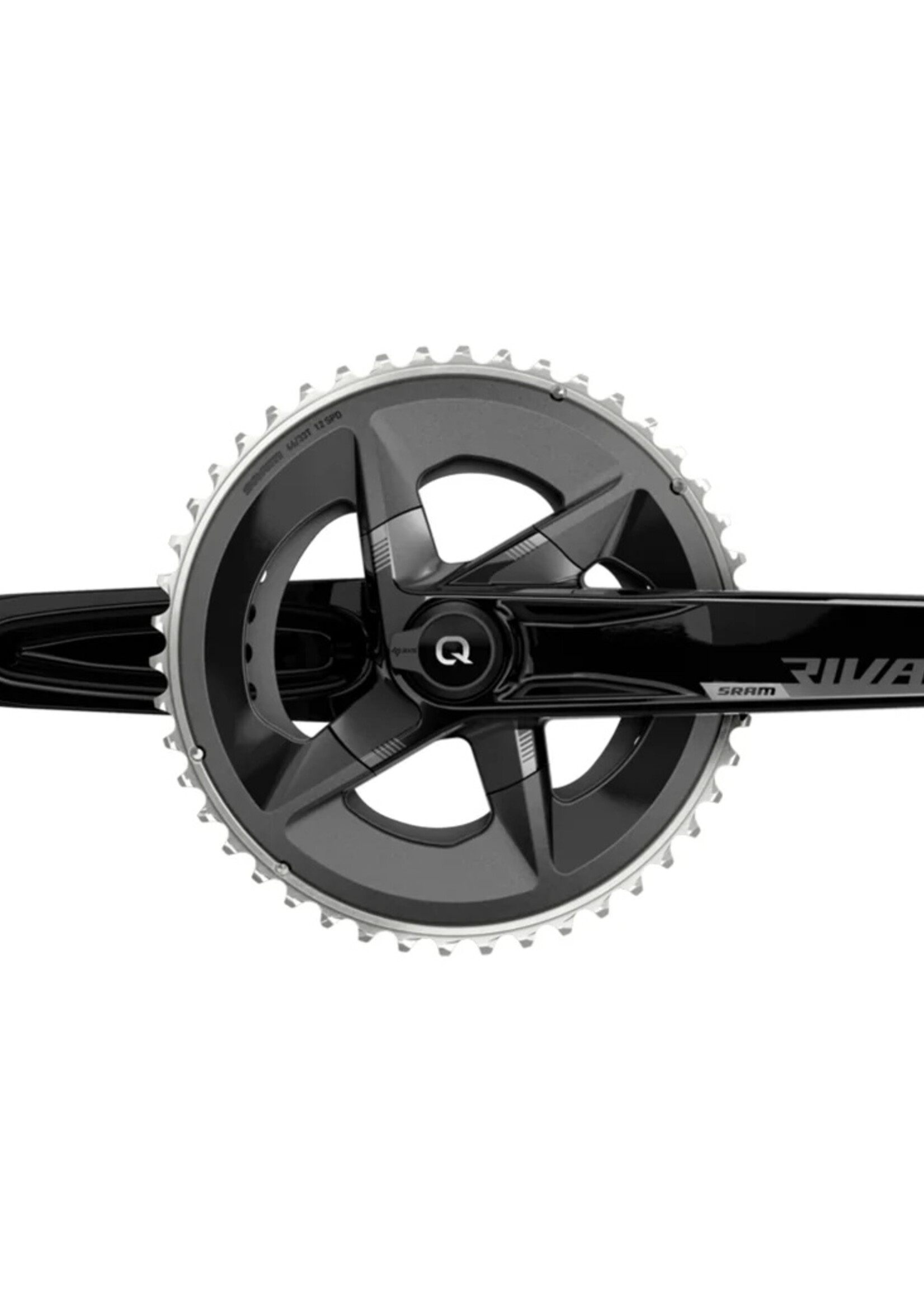SRAM SRAM, Rival D1 Quarq Wide 2x, Power Meter Crankset, Speed: 12, Spindle: 28.99mm, BCD: 94mm, 43/30, DUB, 172.5mm, Black, Road Disc