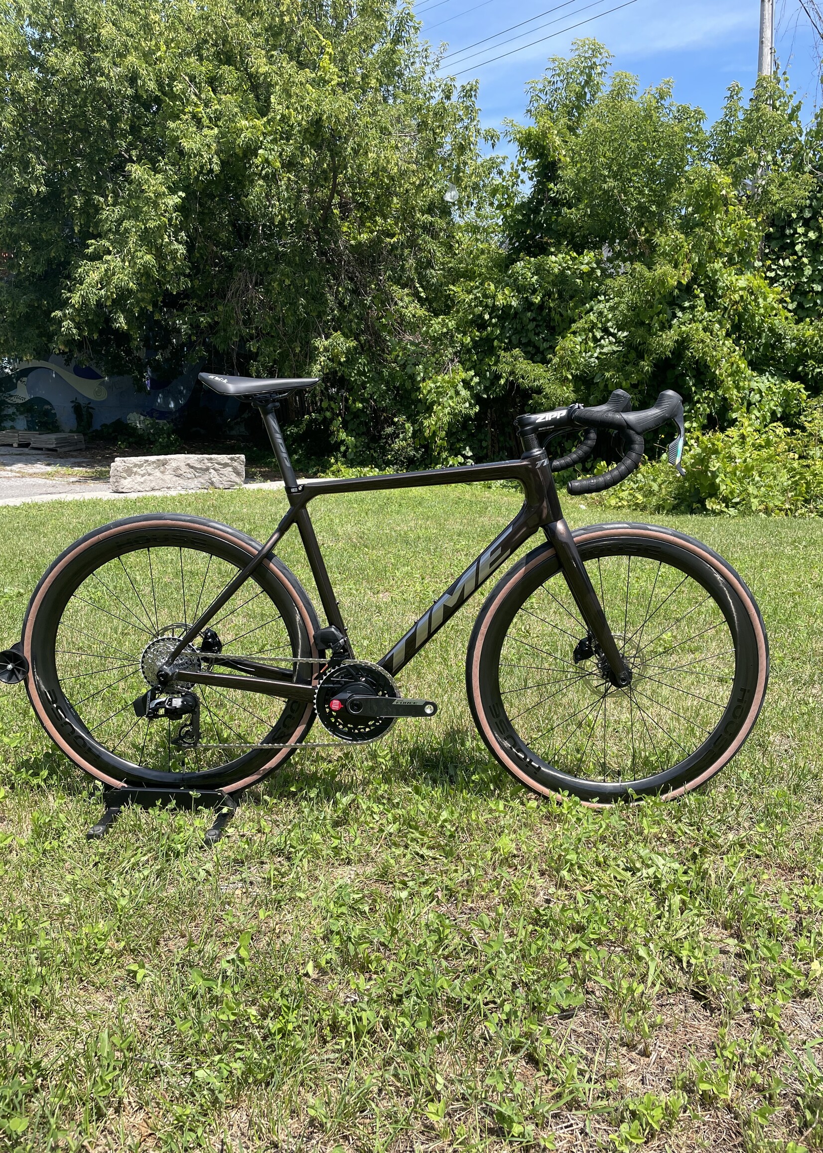 TIME Time, ADHX 45, Med, Chestnut (SRAM Force 2x, House Wheels)