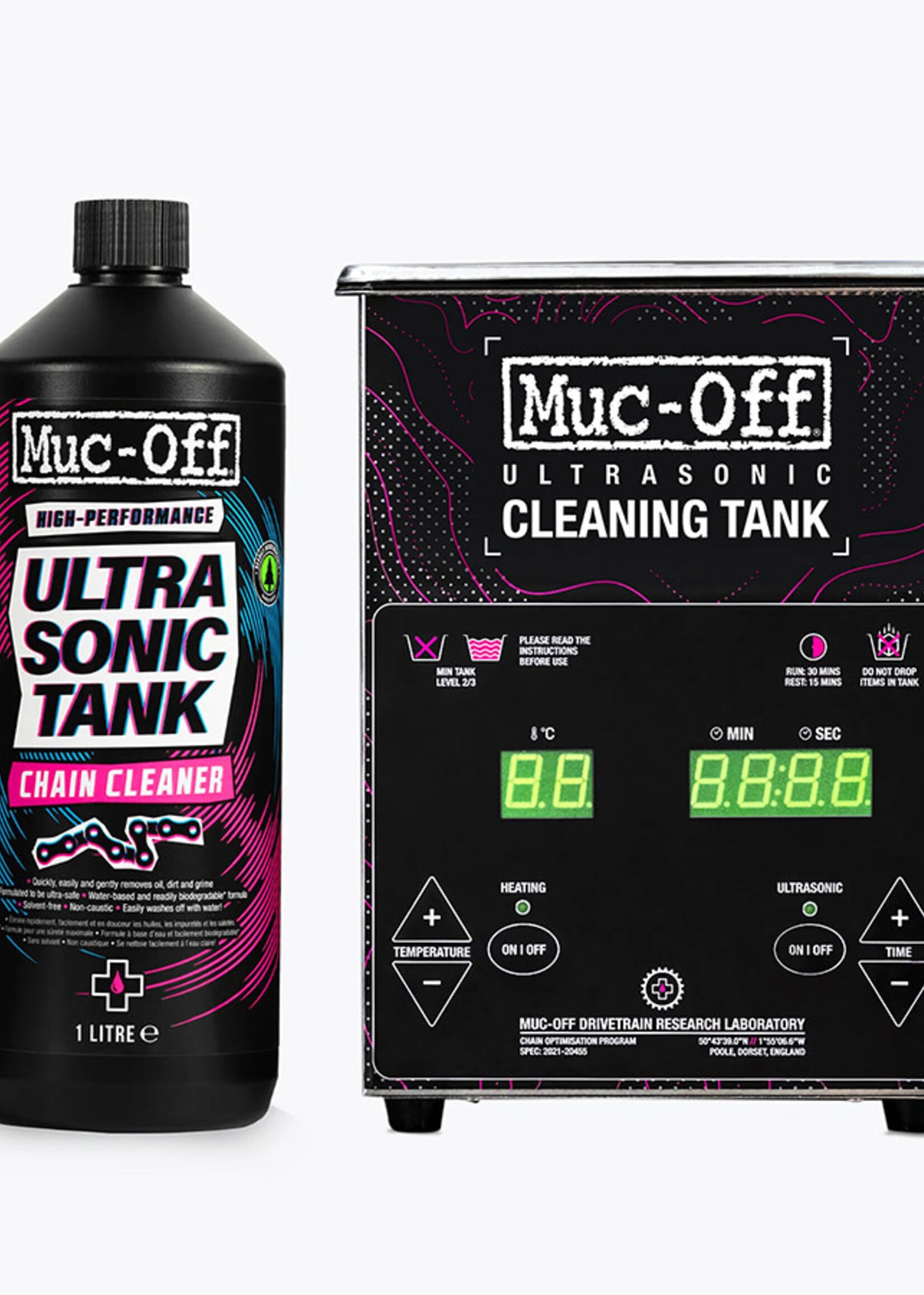 Muc-Off Muc-Off, Ultrasonic Wash Tank Bundle, Kit