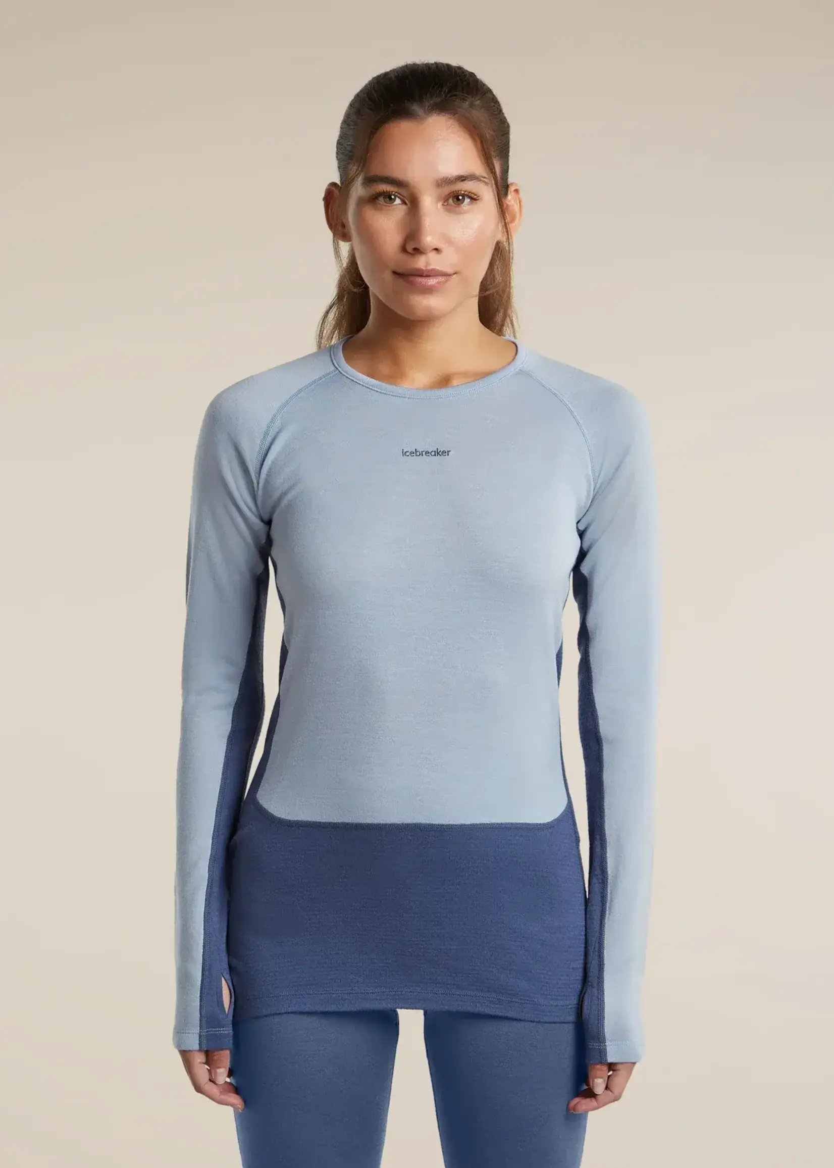 Icebreaker ICEBREAKER, Women's 260 ZoneKnit LS Crewe
