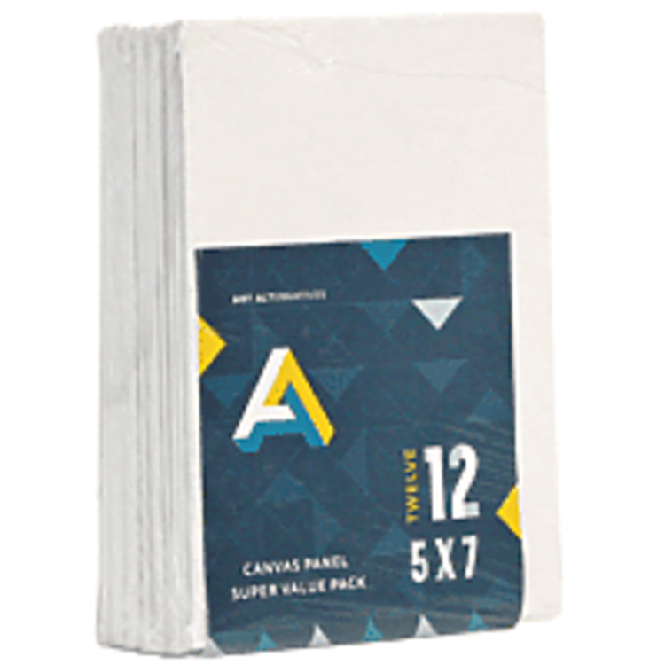 Art Alternatives Canvas Panel 5"x7" (Pack of 12)