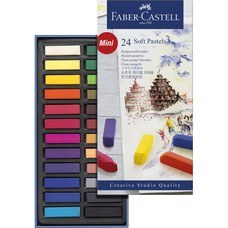 Faber-Castell Creative Studio 24 Soft Pastel Set Half Sticks