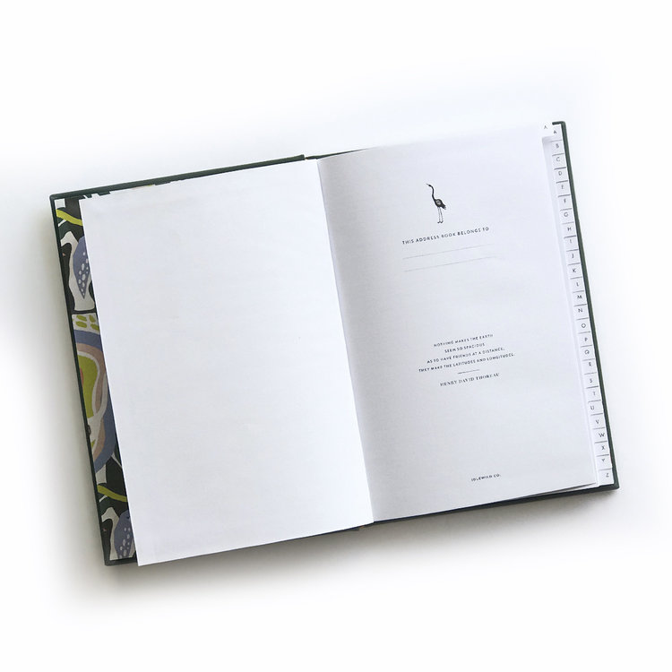 Idlewild Co. Crane Address Book