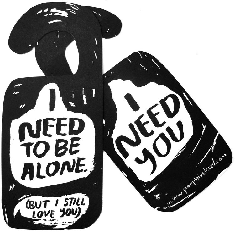 People I've Loved Alone time door hangers