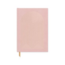 Design Works Ink Dusty Pink Radiant Rainbow Bookcloth Planner Notebook A5