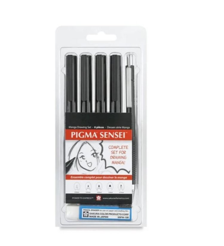 Sakura Pigma Sensei Manga Drawing Kit