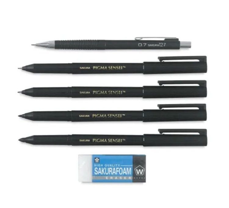 Sakura Pigma Sensei Manga Drawing Kit