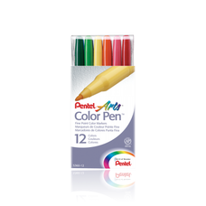 Pentel Color Pens (Set of 12)