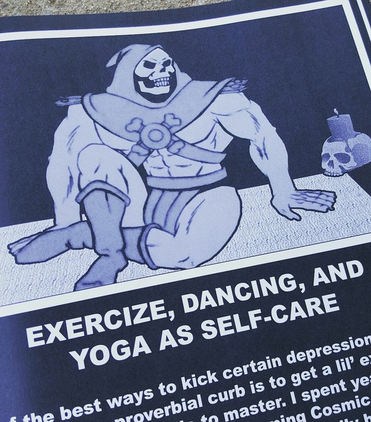 Adam Gnade skeletor's guide to self-care
