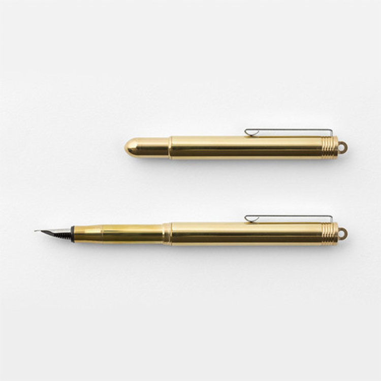 Midori Traveler's Company Brass Fountain Pen