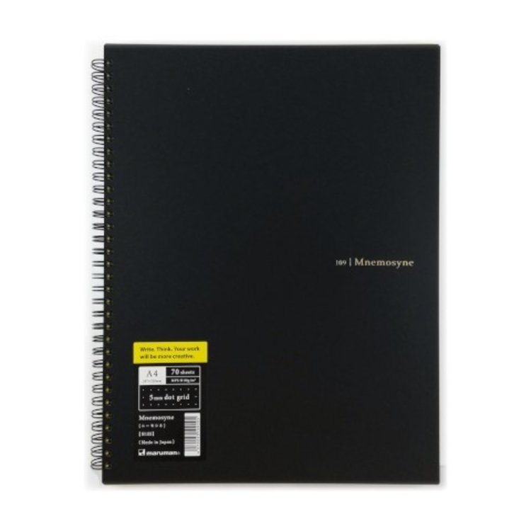 Maruman Mnemosyne A4 Notebook 5mm Dot Grid