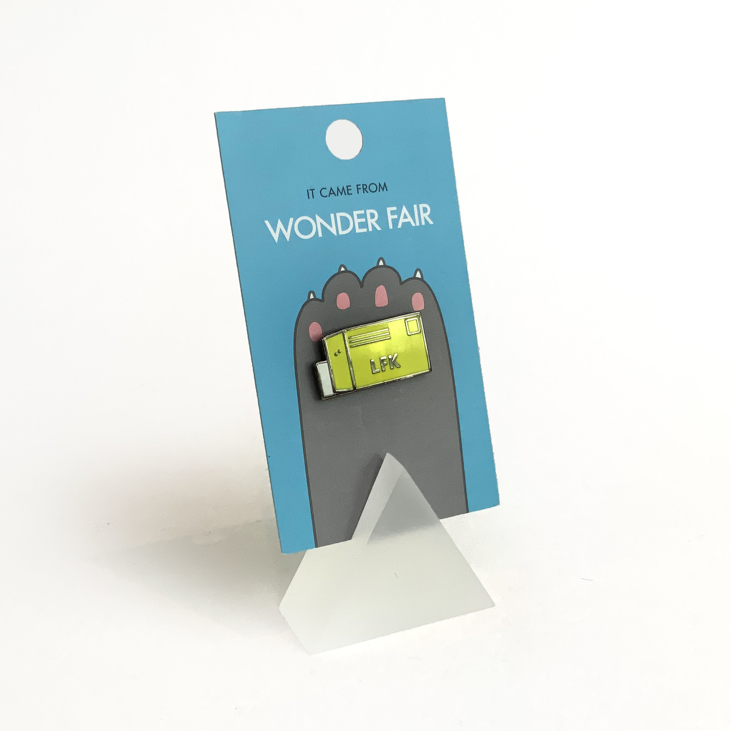 Downtown Lawrence Parking Ticket Club pin Wonder Fair Home Shopping