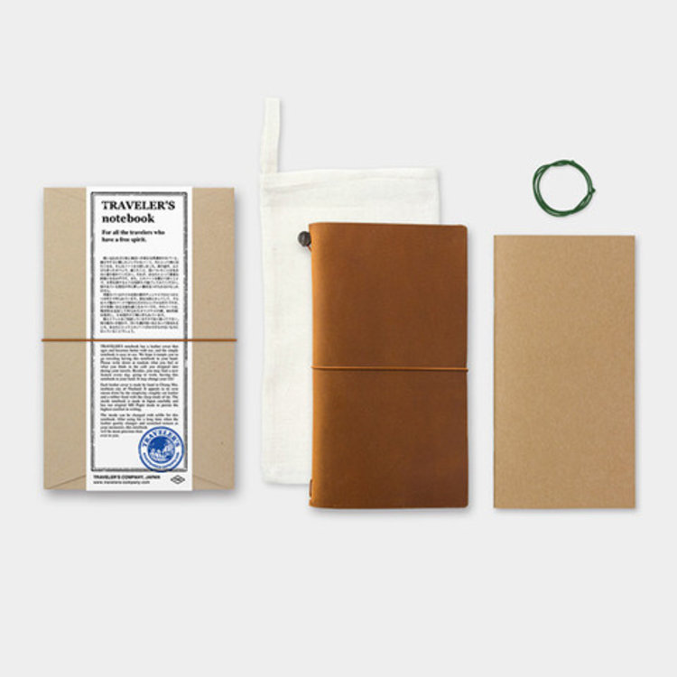 Midori Regular Size Camel Traveler's Notebook
