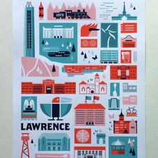 Patrick Giroux Lawrence Landmark Print