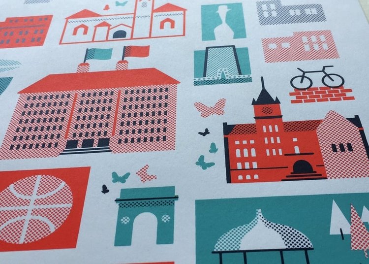 Patrick Giroux Lawrence Landmark Print