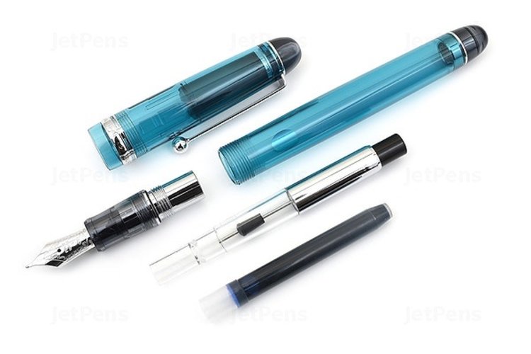 Pilot Custom 74 Teal medium