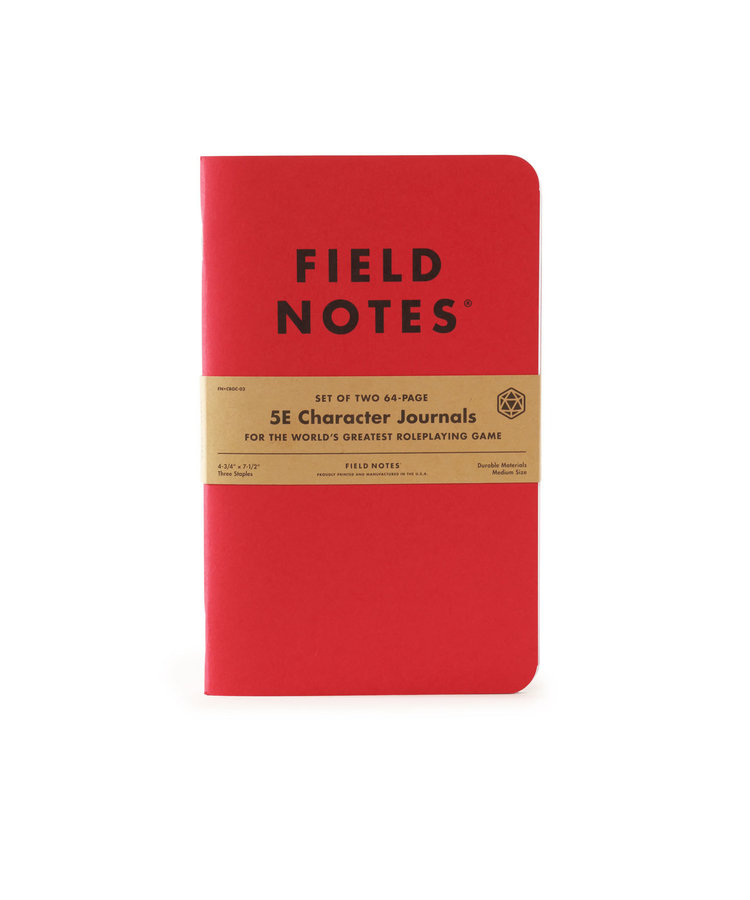 Field Notes D&D 5e Character Journal (2-pack)