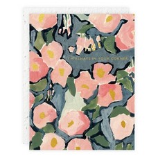 Seedlings Pink Ranunculus Seedlings Card with plantable envelope