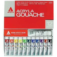 Holbein Acryla Gouache 12-Color Master Set