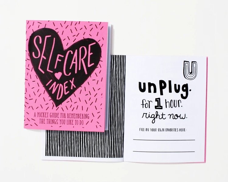 Free Period Press Self Care Index: A Pocket Guide for Remembering the Things You Like To Do