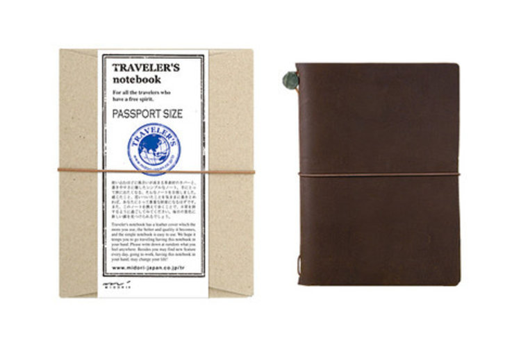 Midori Passport Size Brown Midori Traveler's Notebook