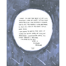 Grace D. Chin Audre Lorde Meteor Print