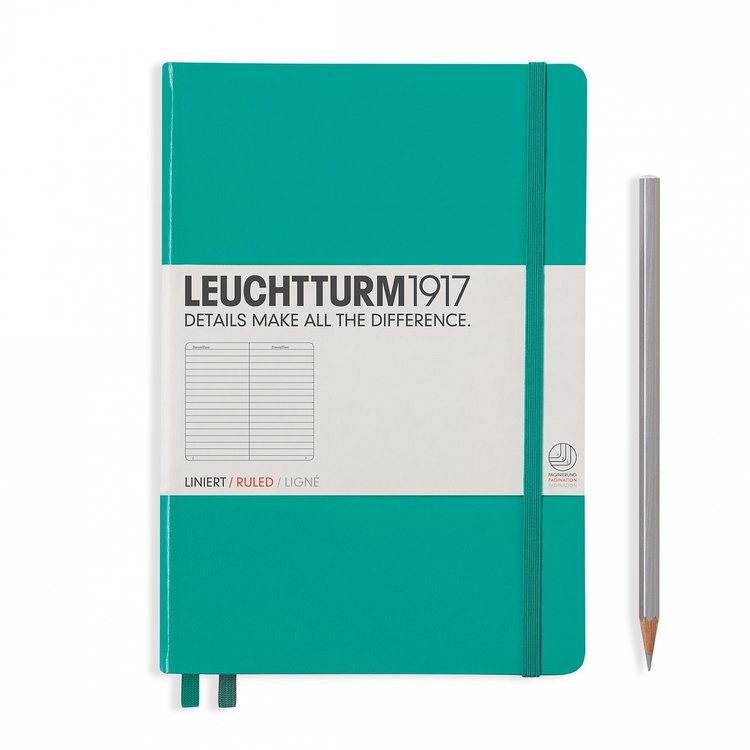 Leuchtturm1917 (Lighthouse) Medium Ruled A5 Hardcover Notebook