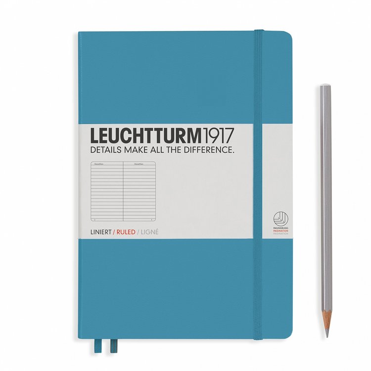 Leuchtturm1917 Medium Ruled A5 Hardcover Notebook