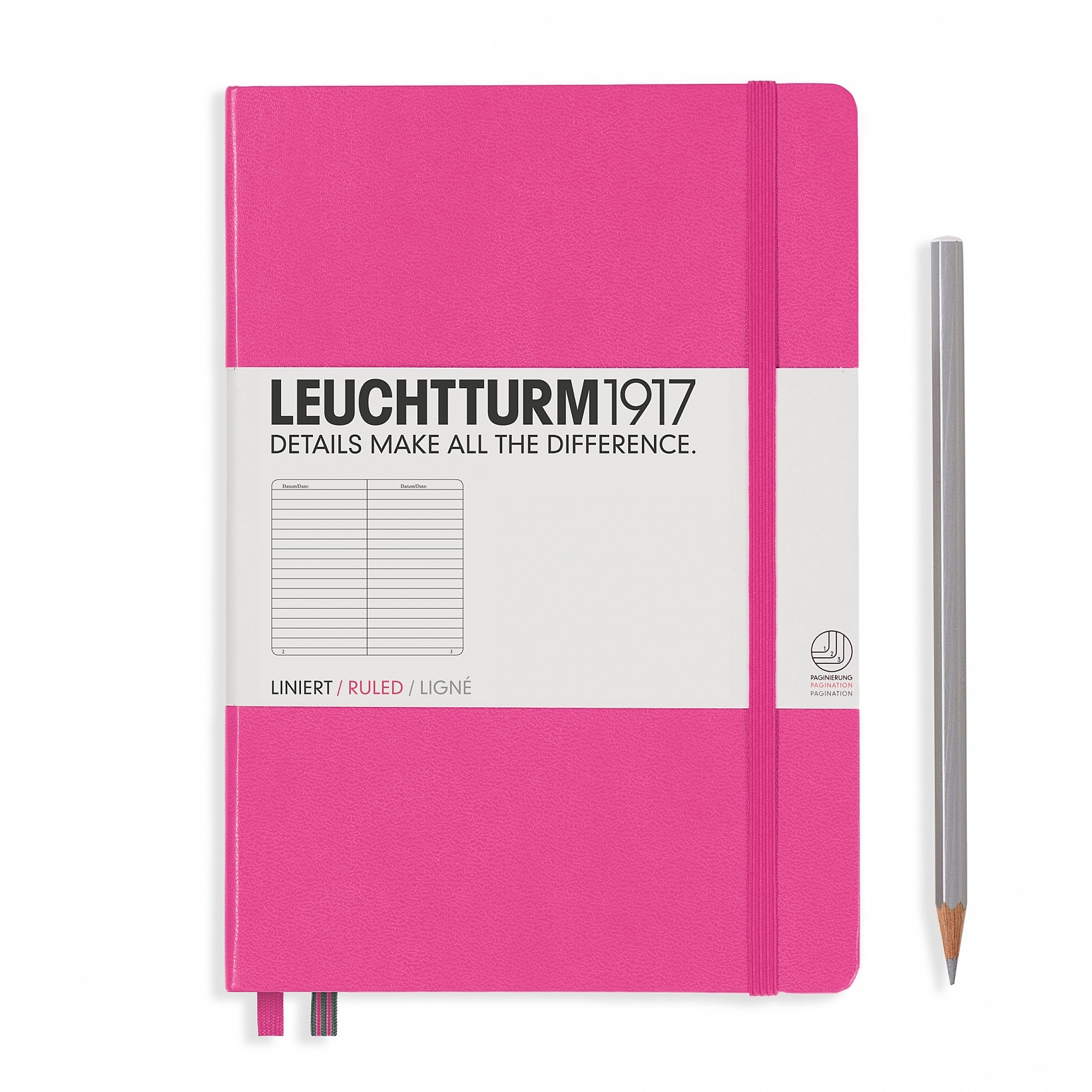 Leuchtturm1917 Medium Hardcover Notebook - Dotted - Army - A5