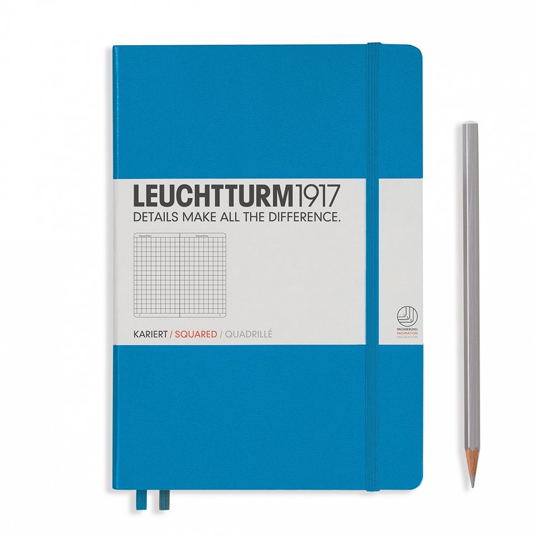 Leuchtturm1917 (Lighthouse) Medium Squared A5 Hardcover Notebook