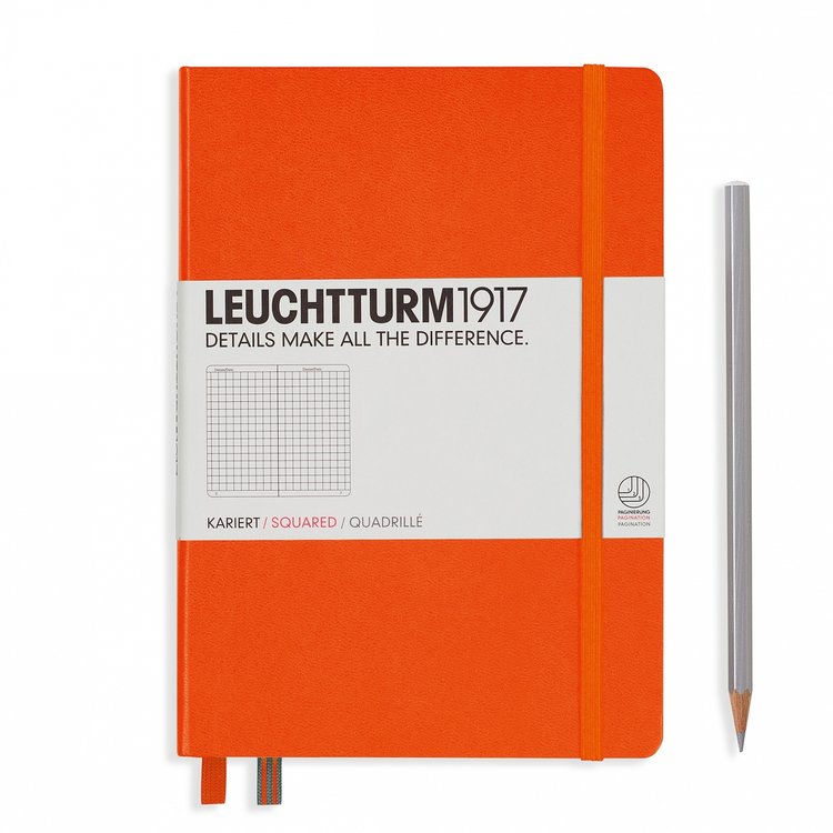 Leuchtturm1917 (Lighthouse) Medium Squared A5 Hardcover Notebook