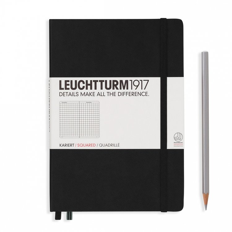 Leuchtturm1917 (Lighthouse) Medium Squared A5 Hardcover Notebook
